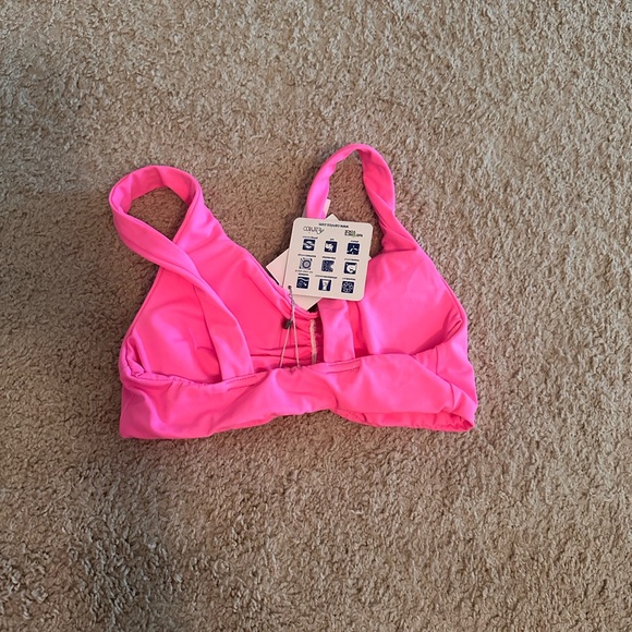 Pink Ruched Bikini Top - Picture 7 of 10